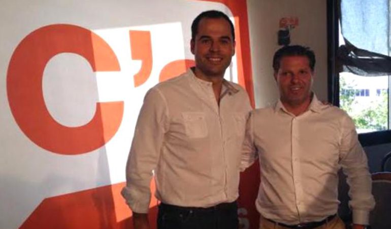 El portavoz de C's en la Asamblea de Madrid, Ignacio Aguado, junto al portavoz en Leganés, Jorge Pérez El portavoz de C's en la Asamblea de Madrid, Ignacio Aguado, junto al portavoz en Leganés, Jorge Pérez