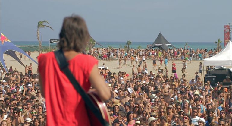 Concierto del Arenal Sound en la playa de Borriana Concierto del Arenal Sound en la playa de Borriana