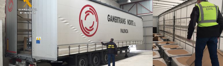 Recuperadas en El Casar 1.260 baterías robadas en Palencia Recuperadas en El Casar 1.260 baterías robadas en Palencia