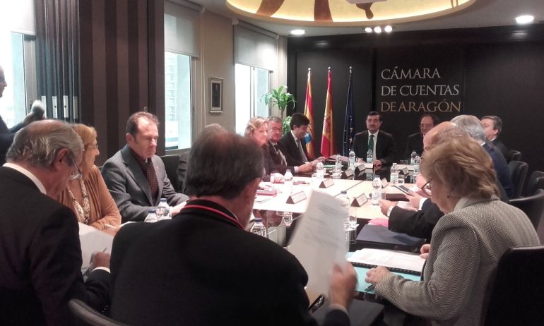 Reunión en la Cámara de Cuentas de Aragón Reunión en la Cámara de Cuentas de Aragón