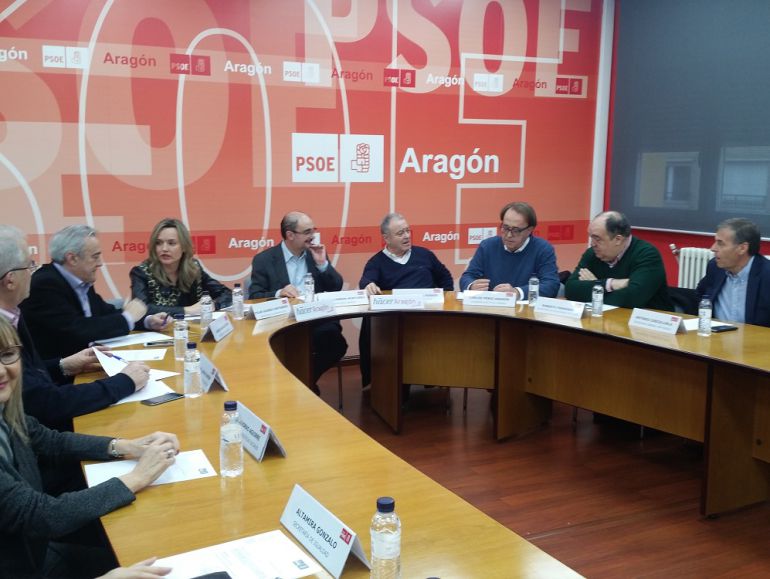 Reunión de la Ejecutiva regional en la sede del PSOE Aragón Reunión de la Ejecutiva regional en la sede del PSOE Aragón