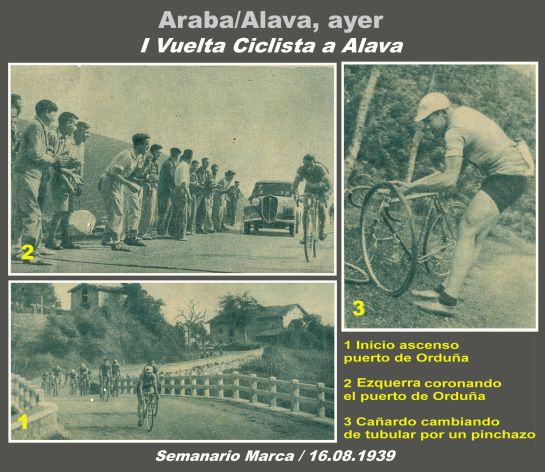 FOTOS: La 'I Vuelta Ciclista a Álava' en 1939 y el corredor alavés Rafael Gáceta FOTOS: La 'I Vuelta Ciclista a Álava' en 1939 y el corredor alavés Rafael Gáceta