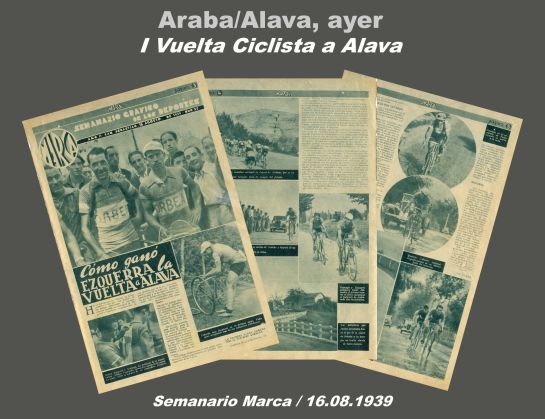 FOTOS: La 'I Vuelta Ciclista a Álava' en 1939 y el corredor alavés Rafael Gáceta FOTOS: La 'I Vuelta Ciclista a Álava' en 1939 y el corredor alavés Rafael Gáceta