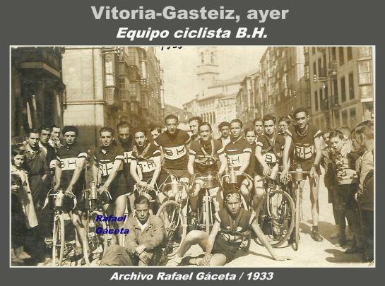 EQUIPO CICLISTA BH. 1933 EQUIPO CICLISTA BH. 1933