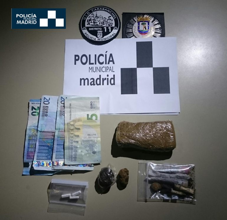 Un detenido en Carabanchel por tráfico de drogas Un detenido en Carabanchel por tráfico de drogas