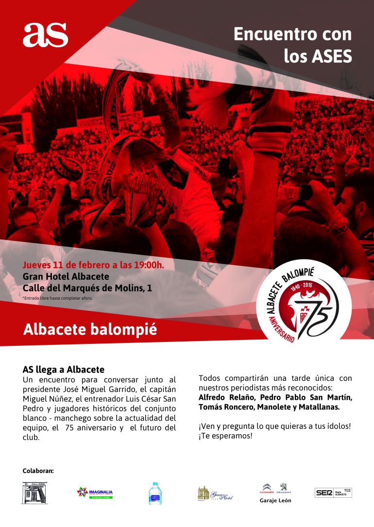 Cartel del 'Encuentro con los ASES' Cartel del 'Encuentro con los ASES'