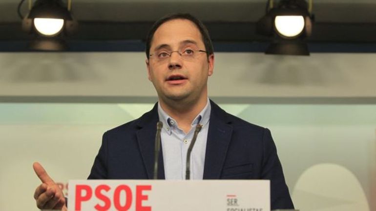El secretario de Organización de la Federal del PSOE, César Luena, en Valladolid El secretario de Organización de la Federal del PSOE, César Luena, en Valladolid