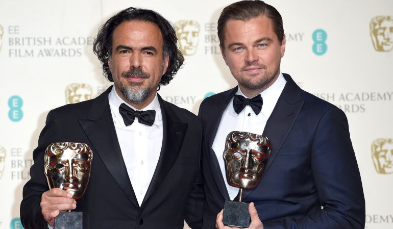 Alejandro G. Iñárritu (i) y Leonardo Dicaprio. British Academy Film Awards (BAFTA) Alejandro G. Iñárritu (i) y Leonardo Dicaprio. British Academy Film Awards (BAFTA)