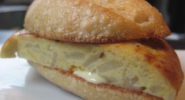 Bocadillo de tortilla Bocadillo de tortilla