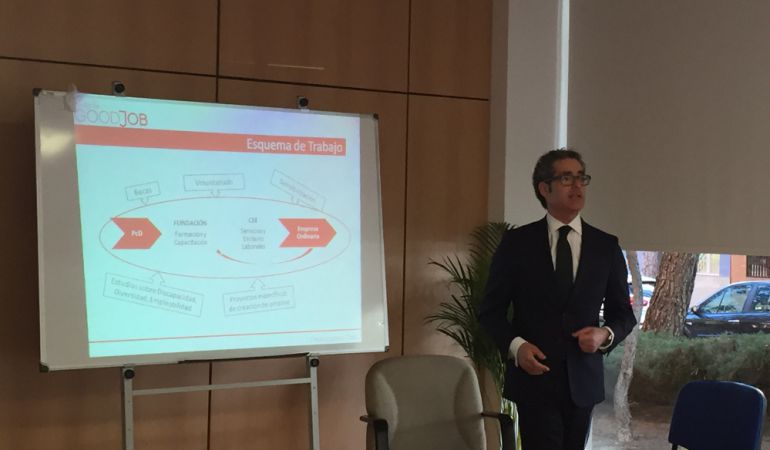 La prioridad de la Fundación GoodJob es la inserción laboral de personas con discapacidad o en riesgo de exclusión. En la foto su director general, César López La prioridad de la Fundación GoodJob es la inserción laboral de personas con discapacidad o en riesgo de exclusión. En la foto su director general, César López