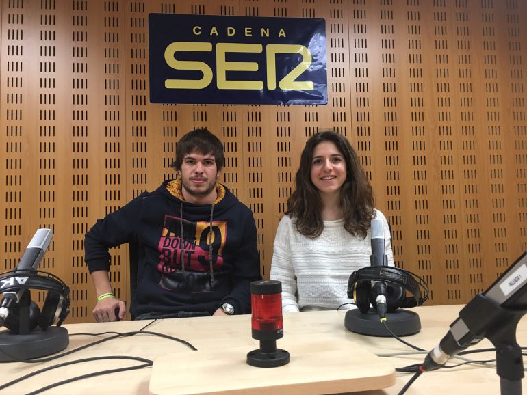 Oscar Husillos y Carla Gallardo, hoy en SER Deportivos Palencia Oscar Husillos y Carla Gallardo, hoy en SER Deportivos Palencia