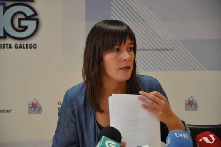 Ana Pontón: "El BNG nunca se convertirá en una sucursal de Podemos" Ana Pontón: "El BNG nunca se convertirá en una sucursal de Podemos"