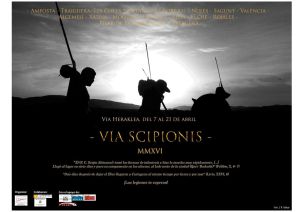 Via Scipionis 2016 Via Scipionis 2016