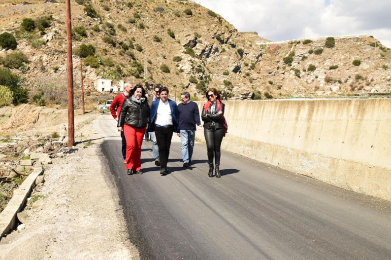 La delegada de Medio Ambiente de la Junta en Granada, Inmaculada Oria, visita las obras terminadas en la Costa Tropical tras las riadas de septiembre pasado La delegada de Medio Ambiente de la Junta en Granada, Inmaculada Oria, visita las obras terminadas en la Costa Tropical tras las riadas de septiembre pasado