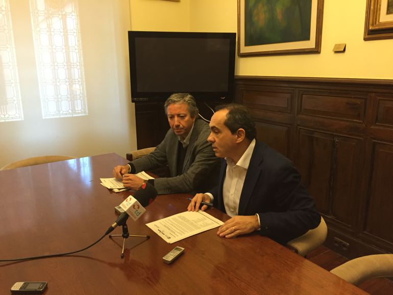 Pedro Alegre y Miguel Ángel Páez, concejales de participación ciudadana y desarrollo económico