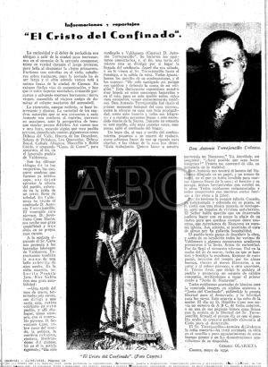 Historia del confinado de Valdemeca en las páginas de ABC Historia del confinado de Valdemeca en las páginas de ABC