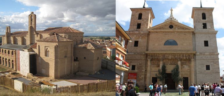 La Peregrina de Sahagún y la iglesa de San Pedro de Valencia de Don Juan La Peregrina de Sahagún y la iglesa de San Pedro de Valencia de Don Juan