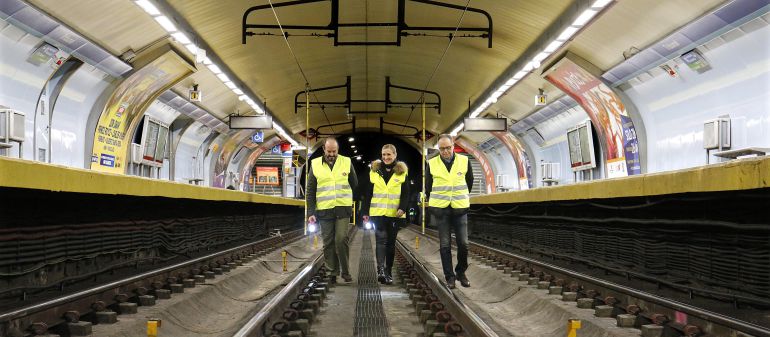 Las obras de la Línea 1 de Metro se retrasan hasta junio Las obras de la Línea 1 de Metro se retrasan hasta junio