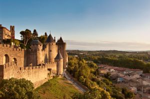La muralla de Carcassone (Francia) La muralla de Carcassone (Francia)