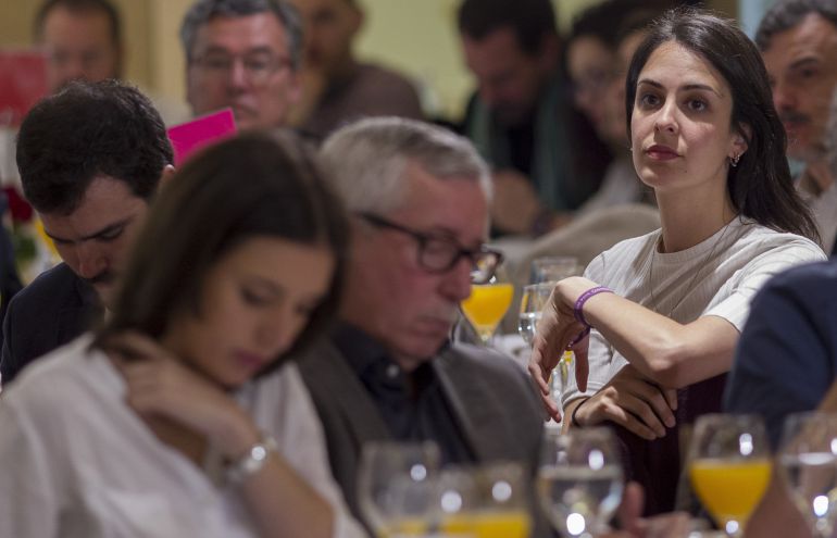 Rita Maestre durante un desayuno informativo esta semana en Madrid Rita Maestre durante un desayuno informativo esta semana en Madrid