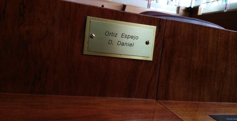 Escaño de Daniel Ortiz en la Asamblea de Madrid Escaño de Daniel Ortiz en la Asamblea de Madrid