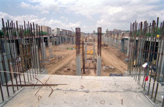1993 - Obras de cimentación de la nueva estación de Córdoba 1993 - Obras de cimentación de la nueva estación de Córdoba