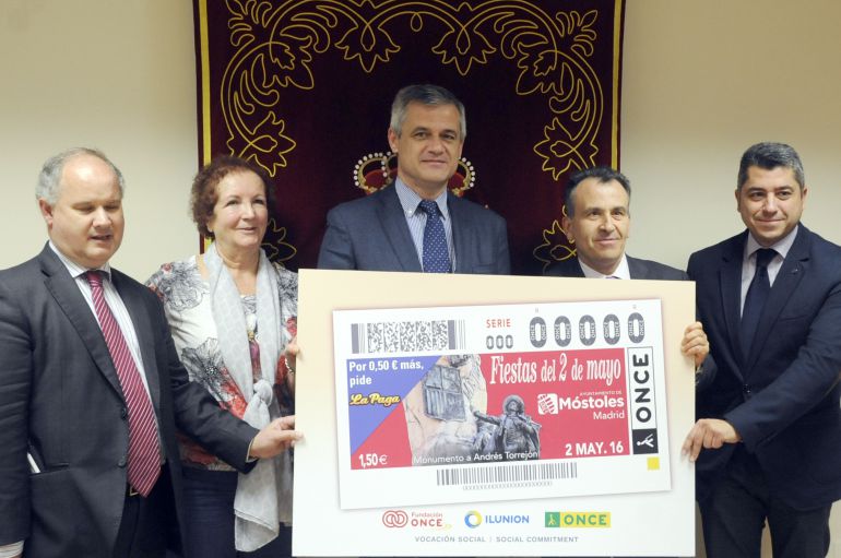 Presentación del Cupón de la ONCE del 2 de Mayo Presentación del Cupón de la ONCE del 2 de Mayo