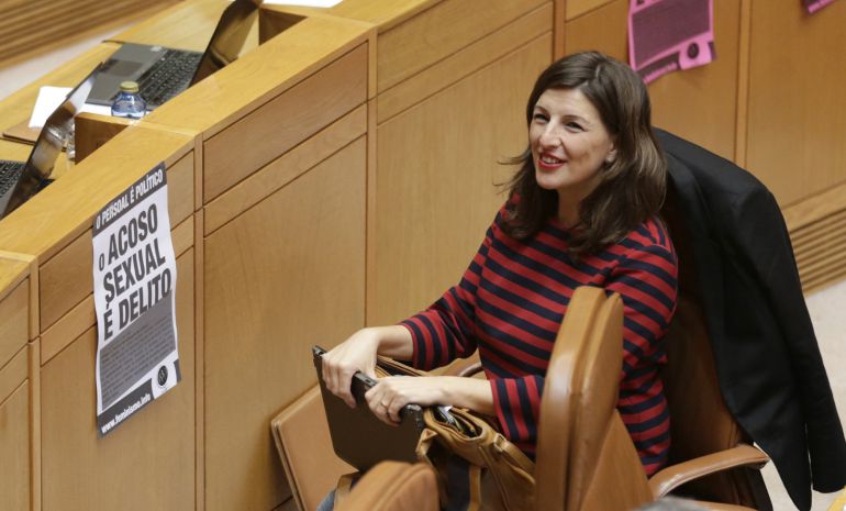 Yolanda Díaz en una imagen de archivo en el Parlamento de Galicia Yolanda Díaz en una imagen de archivo en el Parlamento de Galicia