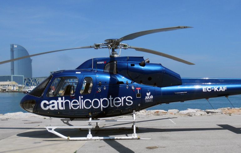 Eurocopter Ecuriel, de la flota d'helicòpters de l'empresa Cathelicopters Eurocopter Ecuriel, de la flota d'helicòpters de l'empresa Cathelicopters