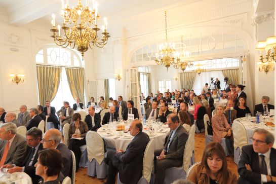 Una imagen de los invitados a Foro SER Cantabria Una imagen de los invitados a Foro SER Cantabria