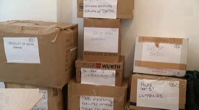 Productos que partirán desde Tierra de Barros para ayudar a los daminificados por el terremoto de Ecuador. Productos que partirán desde Tierra de Barros para ayudar a los daminificados por el terremoto de Ecuador.