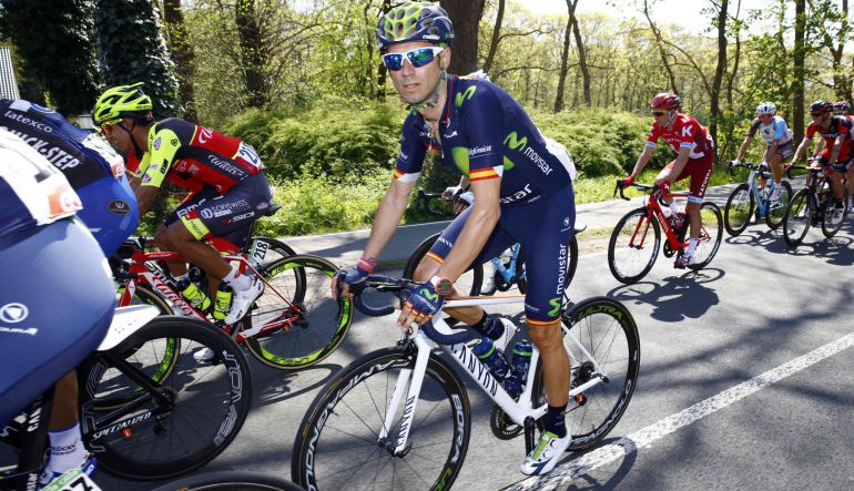 Valverde se coloca 4º antes de la crono Valverde se coloca 4º antes de la crono