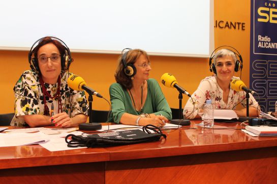 Rosa Castells, directora del MACA; Joserre Pérez-Gil, directora del MUBAG; Laura Urrutia, directora del Museo de la Volvo Ocean Race Rosa Castells, directora del MACA; Joserre Pérez-Gil, directora del MUBAG; Laura Urrutia, directora del Museo de la Volvo Ocean Race