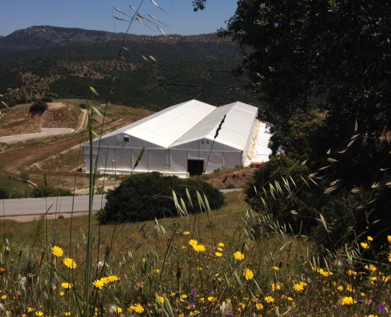 En construcción la primera fase de la celda número 30 en El Cabril En construcción la primera fase de la celda número 30 en El Cabril