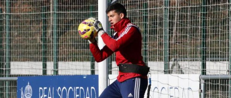 Rulli se ejercita con la Real en Zubieta Rulli se ejercita con la Real en Zubieta
