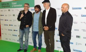David Trueba, Jordi Evole, Fernando Trueba y Luis Alegre. David Trueba, Jordi Evole, Fernando Trueba y Luis Alegre.