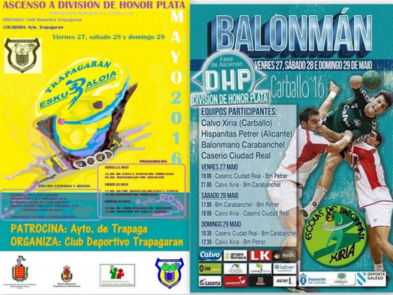 Carteles anunciadores de la fase en Trapagarán y Carballo Carteles anunciadores de la fase en Trapagarán y Carballo
