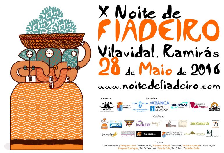 Cartel da décima edición Noites de Fiadeiro 2016 Cartel da décima edición Noites de Fiadeiro 2016