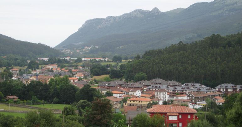 Vista parcial del Valle de Guriezo. Vista parcial del Valle de Guriezo.