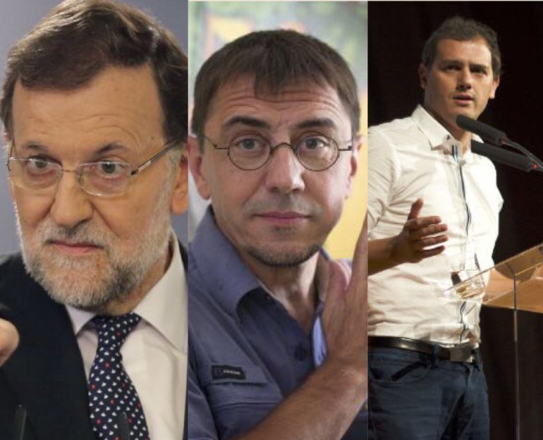 Rajoy, Rivera y Monedero, de viaje por Extremadura Rajoy, Rivera y Monedero, de viaje por Extremadura