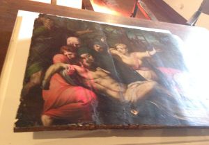 La tabla "Lamento ante el cuerpo de Cristo" vuelve a Lantadilla La tabla "Lamento ante el cuerpo de Cristo" vuelve a Lantadilla