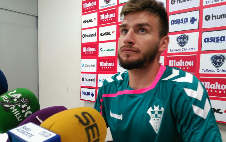 Portu, en sala de prensa Portu, en sala de prensa
