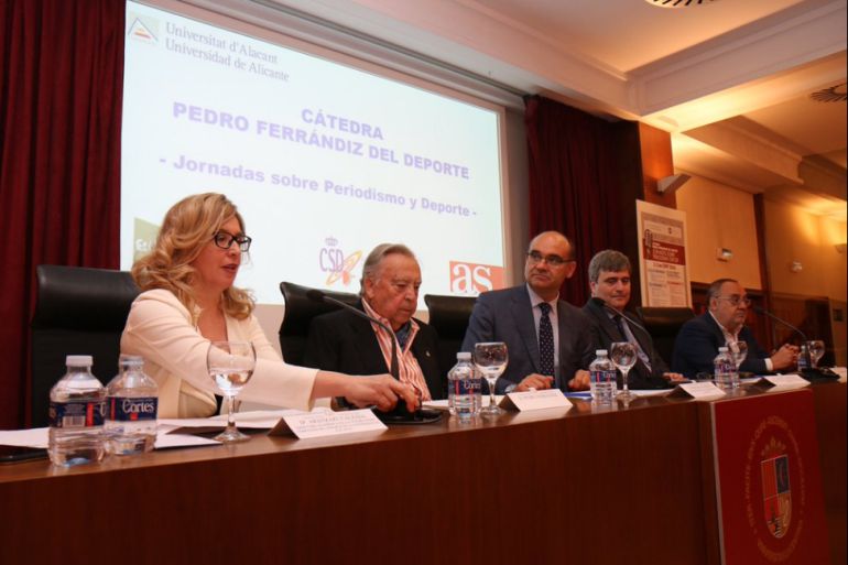 Inauguración de las Jornadas sobre Periodismo y Deporte de la Cátedra Pedro Ferrándiz Inauguración de las Jornadas sobre Periodismo y Deporte de la Cátedra Pedro Ferrándiz
