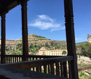Vistas desde el antiguo comedor del mesón, ahora nueva sala del museo. Vistas desde el antiguo comedor del mesón, ahora nueva sala del museo.