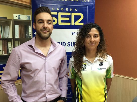 Luis Ayllón y Gema Navarro del Club Las Américas de Parla Luis Ayllón y Gema Navarro del Club Las Américas de Parla