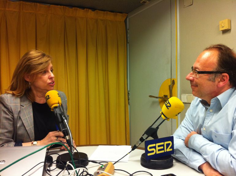 Aida Pena y Antonio Roma antes de empezar la entrevista Aida Pena y Antonio Roma antes de empezar la entrevista