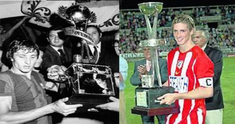 Johan Cruyff y Fernando Torres son dos de los "cracks" que han levantado el Trofeo Ibérico Johan Cruyff y Fernando Torres son dos de los "cracks" que han levantado el Trofeo Ibérico