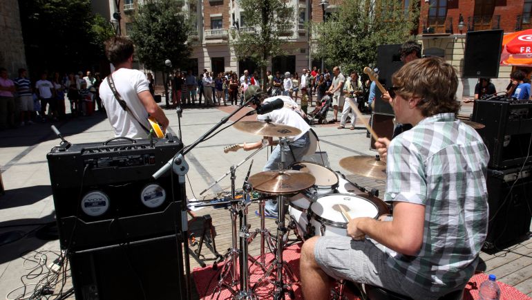 Una de las actuaciones del Día de la Música en Valladolid Una de las actuaciones del Día de la Música en Valladolid