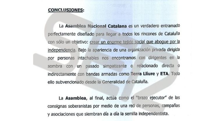 Interior va utilitzar la Policia per fer informes que criminalitzaven als moviments independentistes catalans Interior va utilitzar la Policia per fer informes que criminalitzaven als moviments independentistes catalans