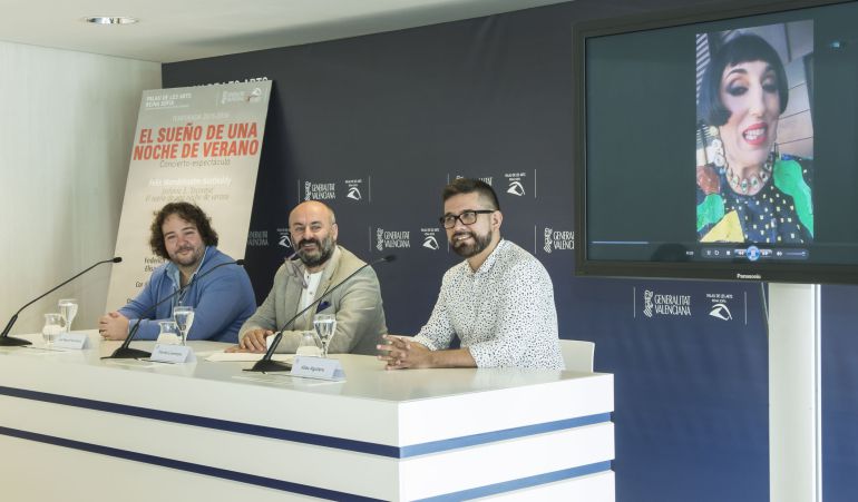Rueda de prensa de presentación del concierto-espectáculo 'El sueño de una noche de verano'. Rueda de prensa de presentación del concierto-espectáculo 'El sueño de una noche de verano'.